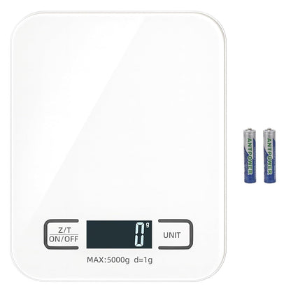 Digital Shipping Scale,Stainless Steel Panel, Accurate Portable Postal Scale for Packages, Small Business,Kitchen, Food, Handmade, Liquids, and Boutique (Rose Gold Battery(5kg/1g))