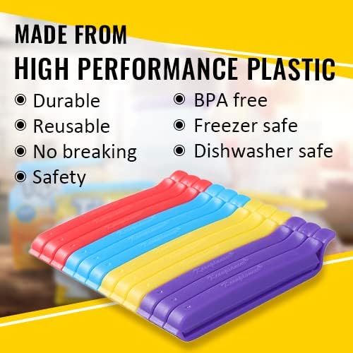 Keenpioneer Decorating/Icing Bag Sealing Clips, 60 Pack, Multipurpose for Food and Snack Storage, 3inch, 4inch and 6inch long
