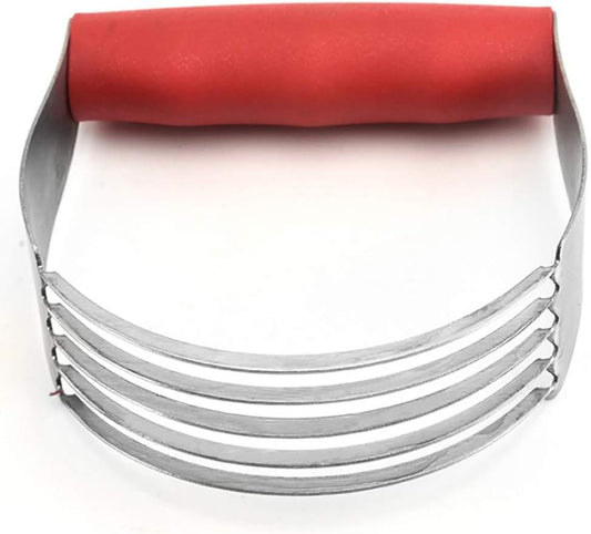 Dough Blender Pastry Cutter, Flaky Pie Crust, Dishwasher, Easy Grip Handle & Stainless Steel Blades
