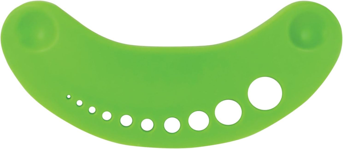 HIC Kitchen Herb Prepper Stripper Mezzaluna Chopper, BPA Free