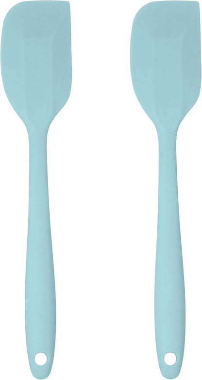 Silicone Pastry Brush Set – 2-Piece Set of Basting Brushes for Cuisine and BBQ – Kitchen Tools and Accessories with Comfortable Handles, Heat-Resistant Utensils for Cooking & Baking – Pastel Pink