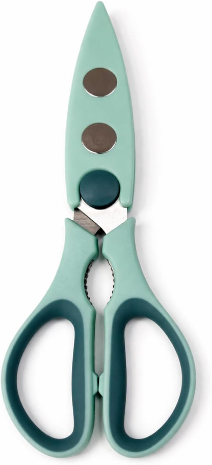 Mr. Pen- All Purpose Kitchen Shears with Protective Sheath, 8 Inch, Dishwasher Safe, Stainless Steel Food Scissors with Micro-Serrated Blades, Soft Grip Comfort Handle, Durable Utility Kitchen Shears