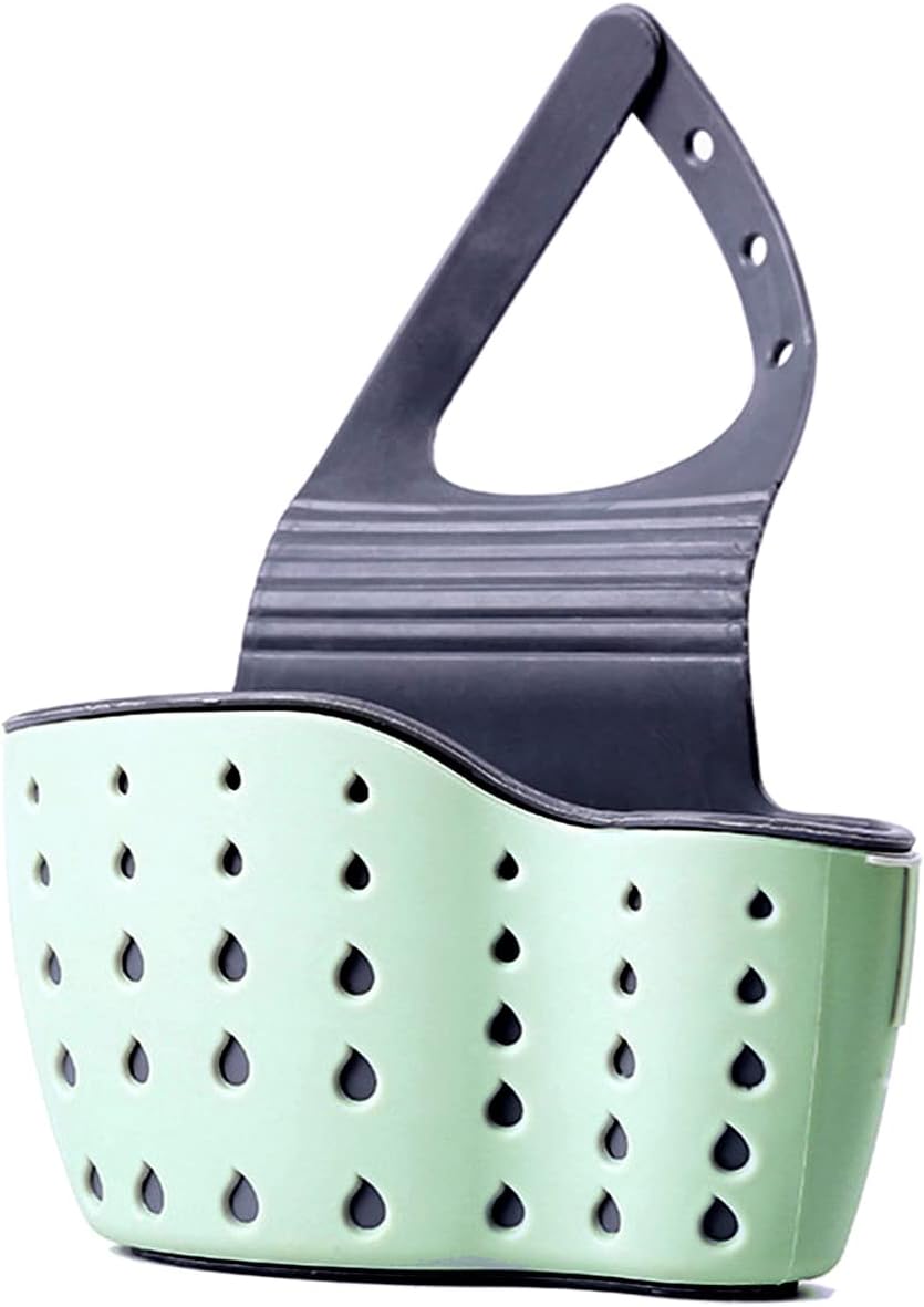 YYaaloa Sink Basket Sink Strainers Basket Kitchen Drain Shelf Sink Storage Holder (style 2- Pink)