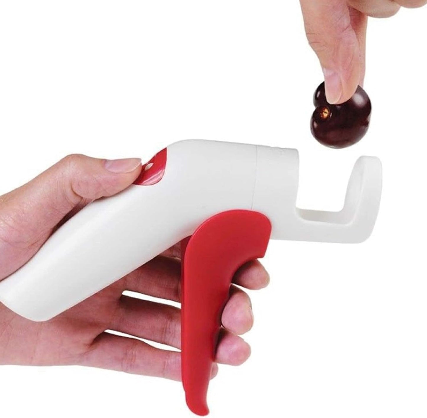 Cherry Pitter, Core Remover Plastic Onehanded Multi-Function for Cherry Olive Fruit