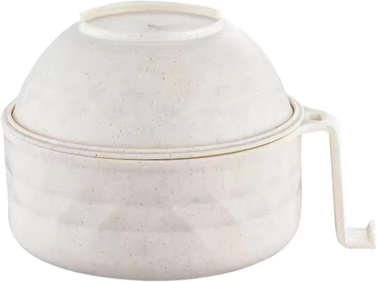 Microwave Ramen Bowl,Microwave Ramen Cooker with Lid,Plastic Mixing Salad Pasta Fruit Rice Cereal Instant Noodles Soup Maker Plate Bowls Set Kitchen College Dorm Room Essentials,Purple