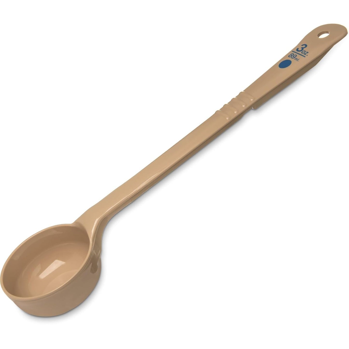 Carlisle FoodService Products Short Handle Portion Control Spoon 4 Ounces Beige