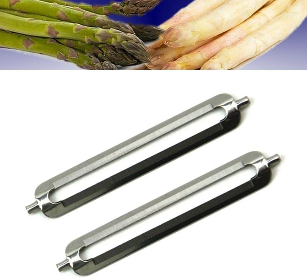 2Pcs Multifunctional Vegetable Peeler, Stainless Steel Single-sided Flat Blade Peeling Blade Replacement, Potato Peelers Vegetable Peelers