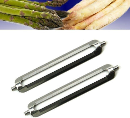 2Pcs Multifunctional Vegetable Peeler, Stainless Steel Single-sided Flat Blade Peeling Blade Replacement, Potato Peelers Vegetable Peelers