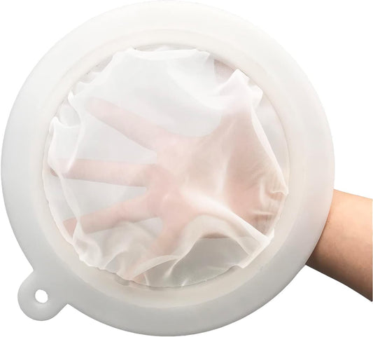 8.4in 80 Mesh Big Nylon Mesh Filter Ultra-Fine Sieve Sediments Strainer PP Frame for Straining Juice,Honey,Tea