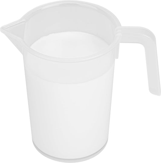 Restaurantware Measuring Cup, 8 Ounce Pack of 1 Conical Spout Liquid Scaling Vessel Embossed Ml and Oz Graduations, Clear Plastic Measuring Cup with Handle, For Cooking Baking For Oil Flour