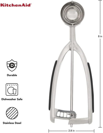 KitchenAid KO148OHOBA Gourmet Cookie Dough Scoop, Black