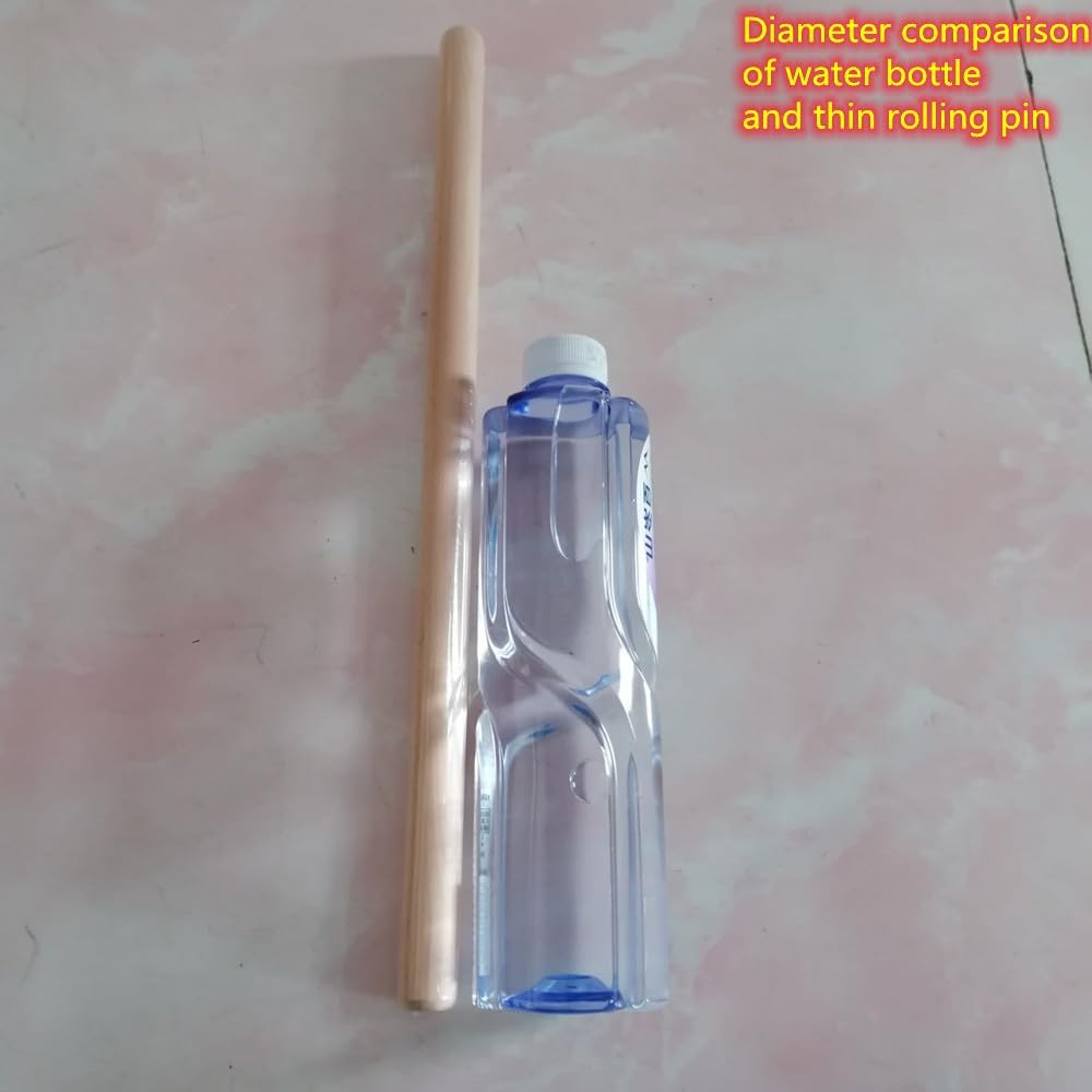 Rolling Pins For Baking Ultra Thin,3/4 Inch Diameter,Long 19 .7Inch,(50 * 2 cm)