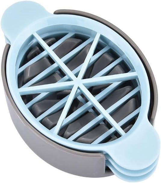 3-in-1 Egg Slicer for Hard-Boiled Eggs, Preserved Eggs, Century Eggs – Multi-Functional Kitchen Egg Cutter with Stainless Steel Wires – Cross-Border Household Tool for Even, Clean Cuts (Yellow)