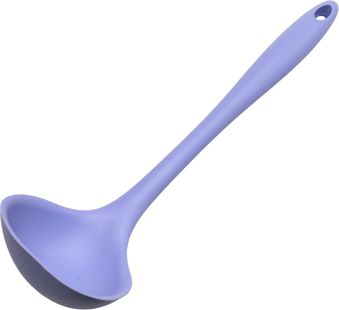 Chef Craft Premium Silicone Cooking Ladle, 11.25 inch, Red