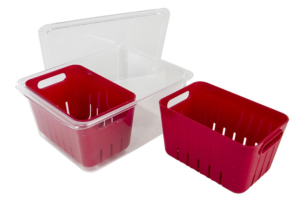 Kitchen Spaces - 1465A6-AMZ Kitchen Spaces Colander Bin, Medium, Gray