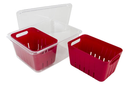 Kitchen Spaces - 1465A6-AMZ Kitchen Spaces Colander Bin, Medium, Gray
