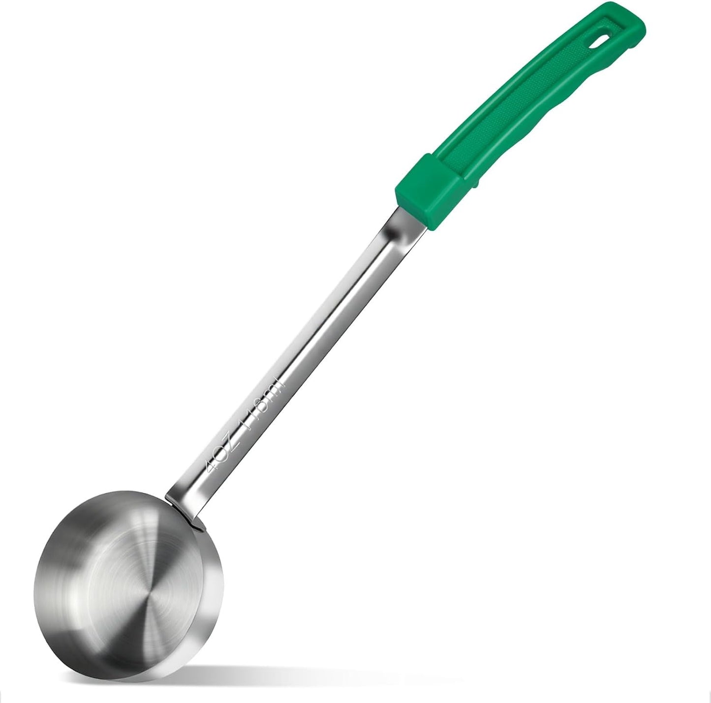 1 Ounce Solid Stainless Steel Portion Control Ladle Spoon - 2Pcs Pizza Sauce Serving Spoons Portion Ladle for Sauces, Perfect for Weight Watchers, Buffets, Parties