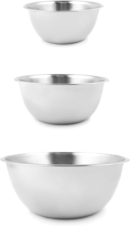 Fox Run Stainless Steel Mixing Bowl, 10.75 Quart Capacity Large Metal Bowl