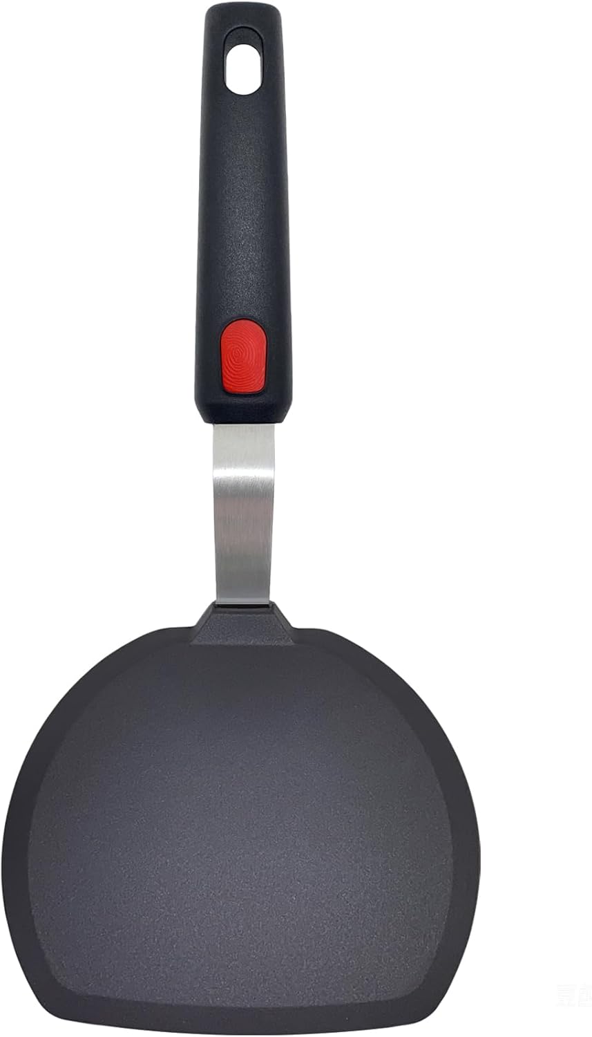 Silicone Spatula Turner, Heat Resistant Pancake Spatulas for Nonstick Cookware Pan, Wide Slotted Omelette Egg Spatula Fish Spatula Cooking Spatula for Kitchen Use Thin Flexible Spatula Dishwasher Safe