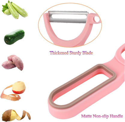 Ultra Sharp Peeler, Vegetable Peeler, Fruit Peeling Blade, Pink
