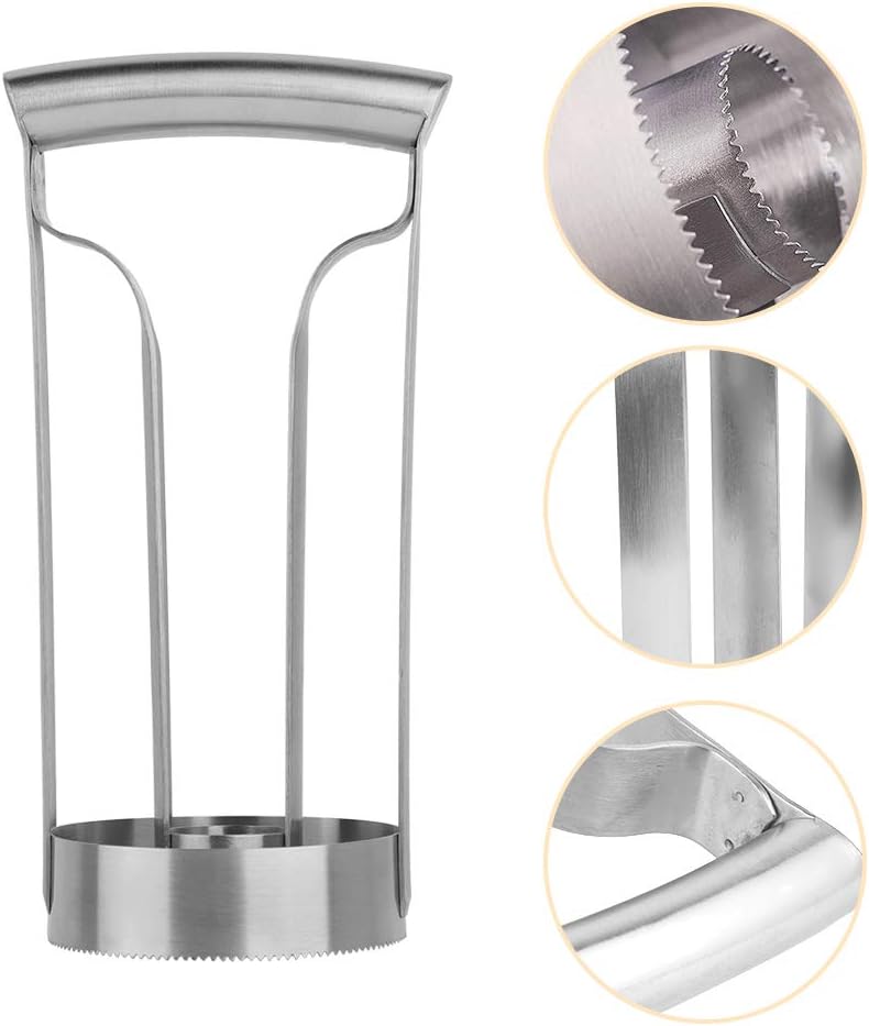 Pineapple Corer Slicer, Pineapple Cutter Stainless Steel Fruit Peeler Corer Slicer Cutter with Sharp Blade For Easy Fast Core Removal