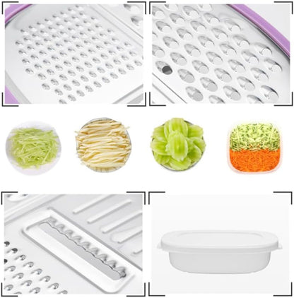 Cheese Grater with Container, Cheese Grater with Handle for Kitchen Box