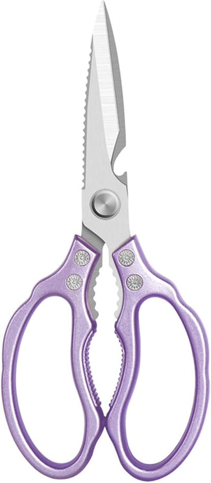Kitchen Scissors Heavy Duty Stainless Steel Kitchen Shears Sharp Food Cooking Dishwasher Safe Scissors for Meat Chicken Poultry Fish Meat Herbs