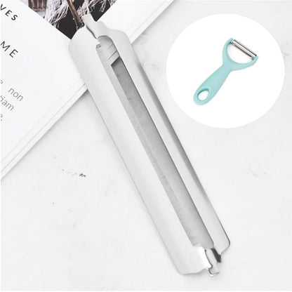 5 Pcs Multifunctional Peeler Peeler, 55mm Stainless Steel Citrus Peeler Single-Sided Flat Blade Replacement Peeling Blade for kitchen