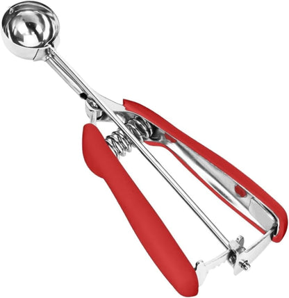 Ice Cream Scoop, 18/8 Stainless Steel Cookie Scoop, Cookie Scoops for Baking, 2 Tbsp/ 30 ml/ 1 oz Cookie Dough Scoop, Ice Cream Scooper with Trigger Release, Cookie Scooper for Baking