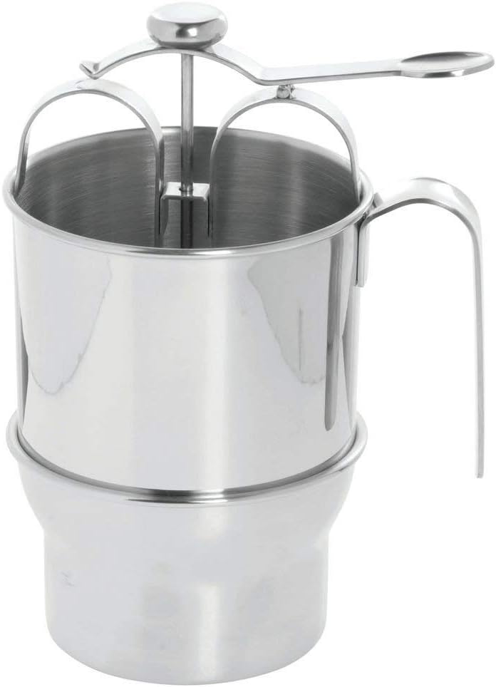 Norpro 18/10 Stainless Steel Jumbo 4 Cup Pancake Waffle Batter Pitcher Dispenser