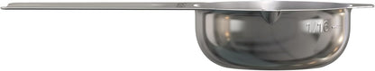 Color Up 2 Cup Measuring Cup, 480ml Stainless Steel Metal, Easy-Pour Spouts, Engraved Markings, Flat Base, Dishwasher Safe, for Dry and Liquid Ingredients