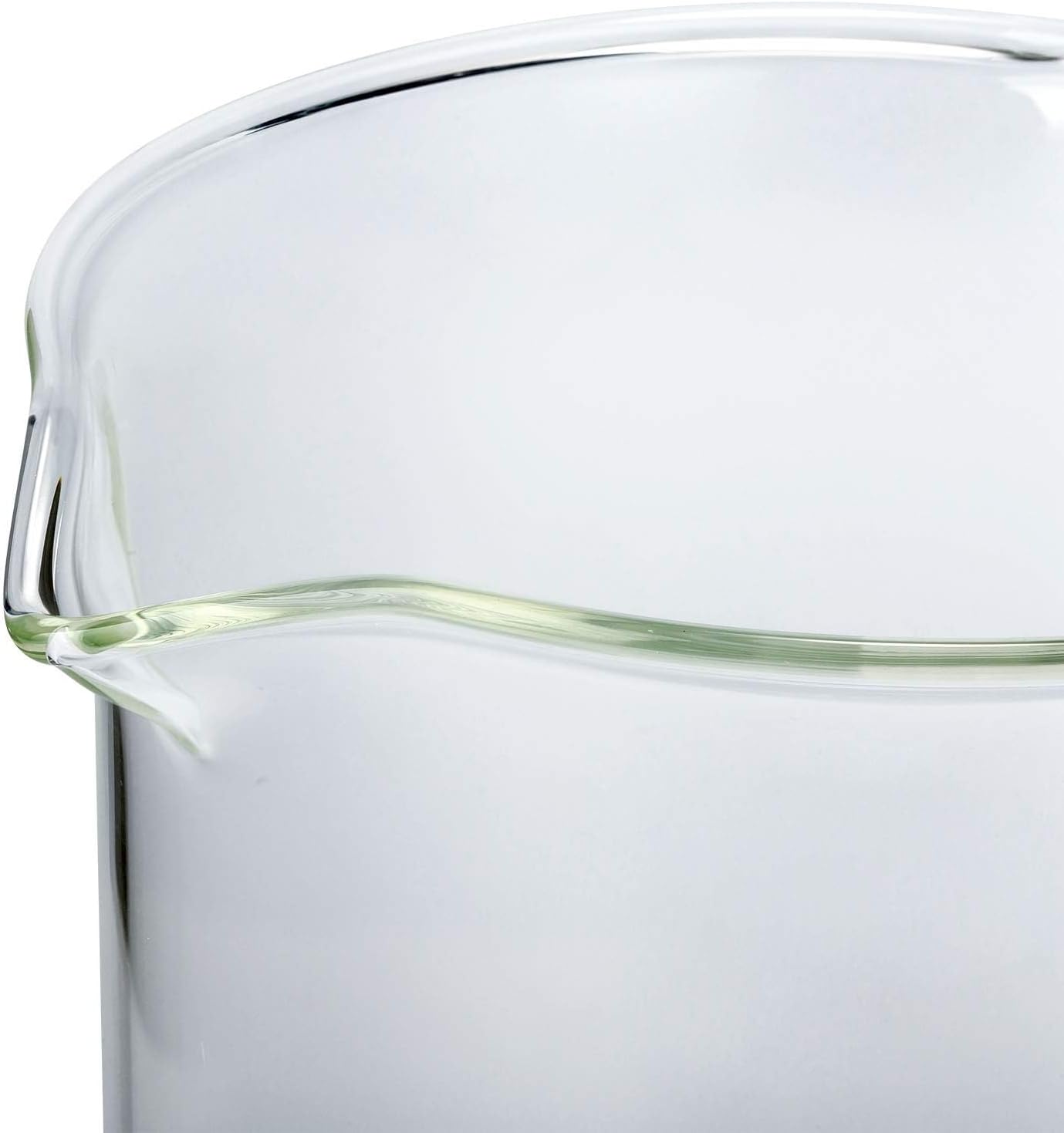 High Borosilicate Glass Measuring Cup-V-Shaped Spout，Glass Measuring Beaker for Kitchen or Restaurant, Easy to Read, 60 ML (2 Oz)-Pack of 2
