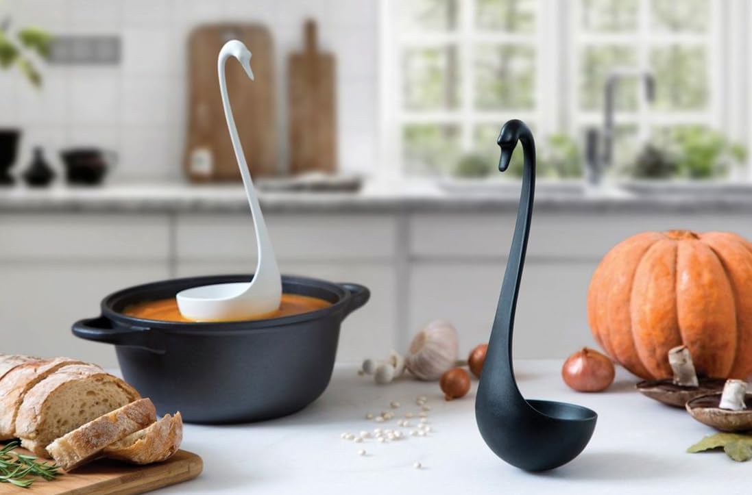 OTOTO The Original Nessie Ladle - Soup Ladle, Cute Gifts, Funny Kitchen Gadgets, Loch Ness design, Cooking Gifts for Mom - Cute and Practical Kitchen Utensils - Unique Gifts for Women