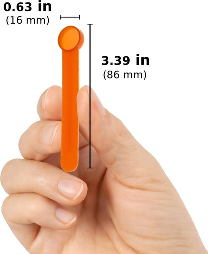 1/8 teaspoon scoop (1/8 teaspoon measuring spoon) plastic | FitPowders (5, Clear)