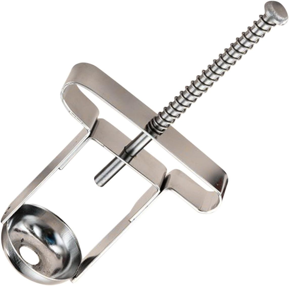 UKCOCO Manual Stainless Steel Cherry Pitter and Fruit Core Remover Tool, Small Multi-function Red Date and Core Removing Gadget for Kitchen Use