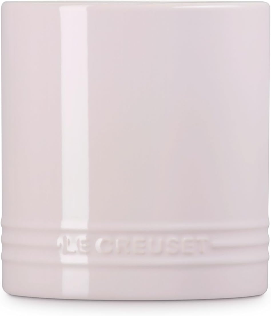 Le Creuset Stoneware Signature Straight Wall Utensil Crock, 1 qt., Sea Salt