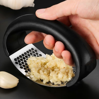 Stainless Steel Garlic Juicer, 2026 New Garlic Juicer Rocking Arm Pulverizer, Multifunctional Home Pulverizer, Portable Manual