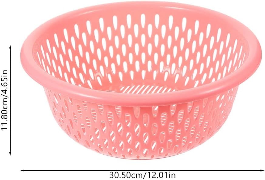 3-piece Sink Colander Strainer Basket Set Draining Basket for Food over Sink Colander Random Color