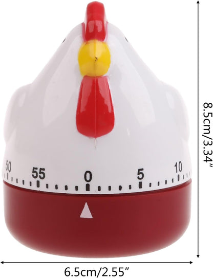 Cute Hen Kitchen Cooking Timer Mechanical Countdown Clock Alarm Reminder F Kitchen Timer Led