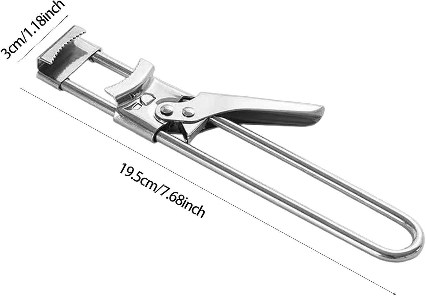 Adjustable Multifunctional Stainless Steel Can Opener,Jar Opener for Weak Hands,Jar Lid Opener
