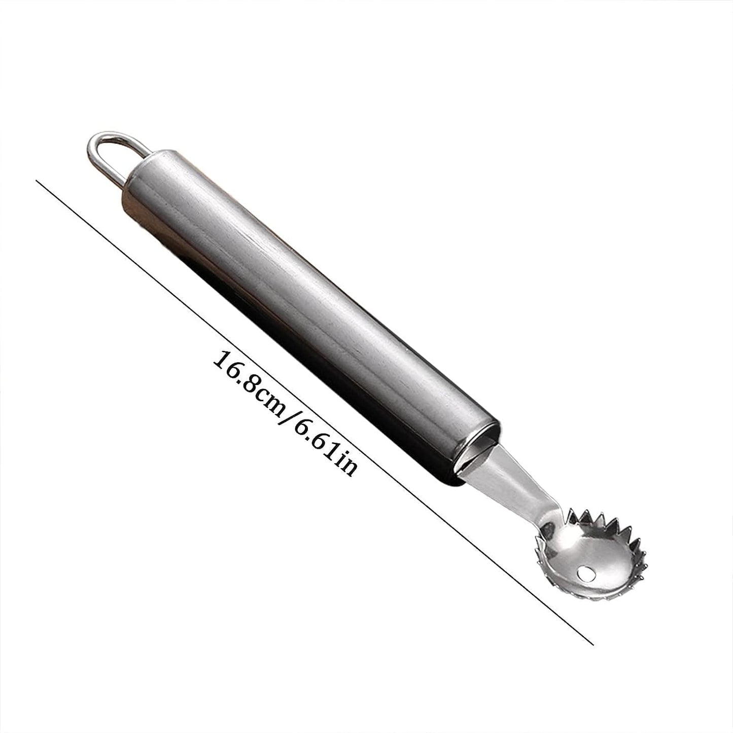 Stainless Steel Strawberry Huller,silver Multi Function Strawberry Huller and Tomato Stem Corer Tool,for Strawberry,Tomato,Vegetable and Fruit Corer Practical Kitchen Tool