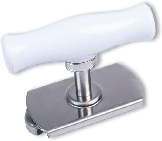 Adjustable Stainless Steel Jar Opener for Seniors, Heavy Duty Jar Lid Opener, Manual Gripper for Weak Hands, Multi-Size Lid & Bottle Opener