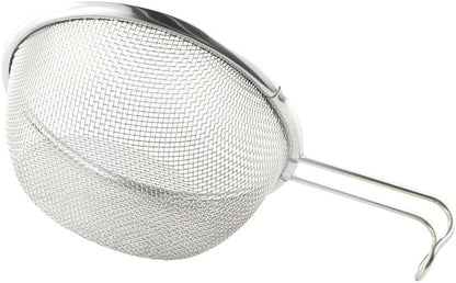 Fine Mesh Strainer Net,Stainless Steel Net and Noodle Colander Flour Sieve Hand Held Oil Strainer Picnic Tableware Outdoor Camping Cooking Accessories