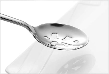 Serving Platters Forks Stainless Steel Buffet 9 inch Utensils Cake Butter Pastry Servers (4 pcs serving forks)