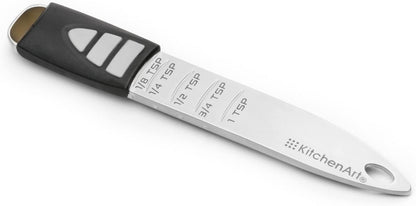 KitchenArt Pro Adjustable Measuring Set, Includes Adjustable Tablespoon, Teaspoon, and 2 Cup Measuring Cup