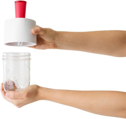 Chef'n QuickPit Cherry Pitter Preserve Prep Lid (Baking White/Cherry)