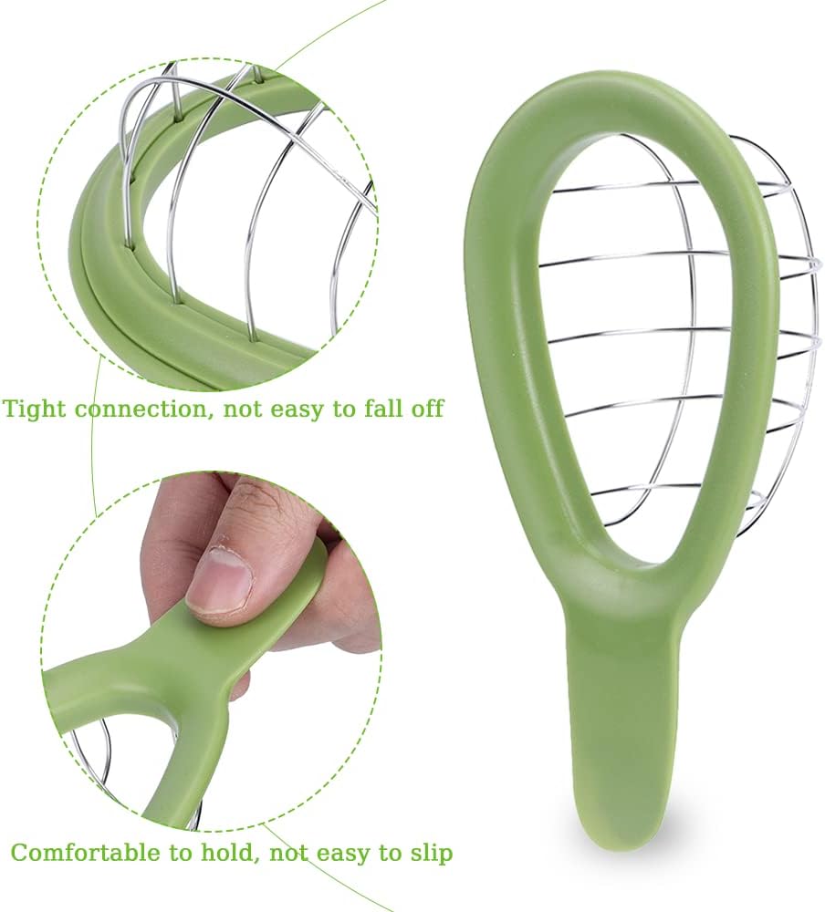 Watris Veiyi Avocado Cutter, Avocado Cube Maker, Fruit Avocado Slicer Tool, Cuber Dicer Tool, Cool Kitchen Gadgets, Stainless Steel Cutter Peeler Pitter