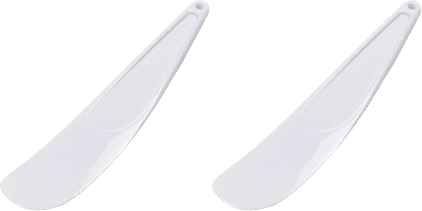 Chef Craft Select Plastic Viennese Baking Spatula, 9.25 inches in Length, White
