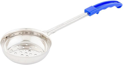 Restaurantware Met Lux 6 Ounce Portion Ladle 1 With Black Handle Portion Serving Spoon - Does Not Corrode Dishwashable Stainless Steel Portion Control Serving Utensil Multipurpose