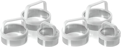 Norpro Biscuit/Cookie Cutters, Set of 3, As Shown